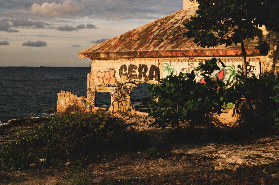 Ruin at golden hour